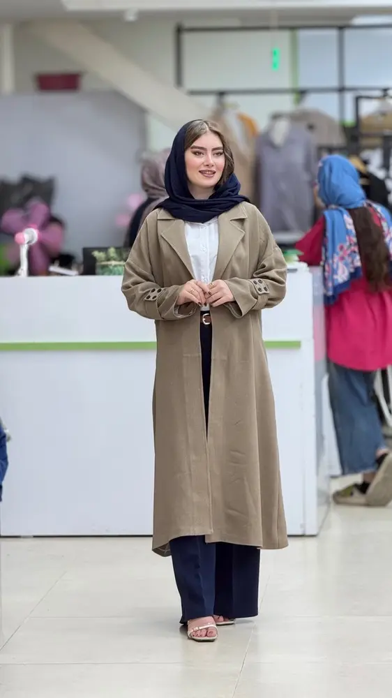 کت بلند پشت دکمه